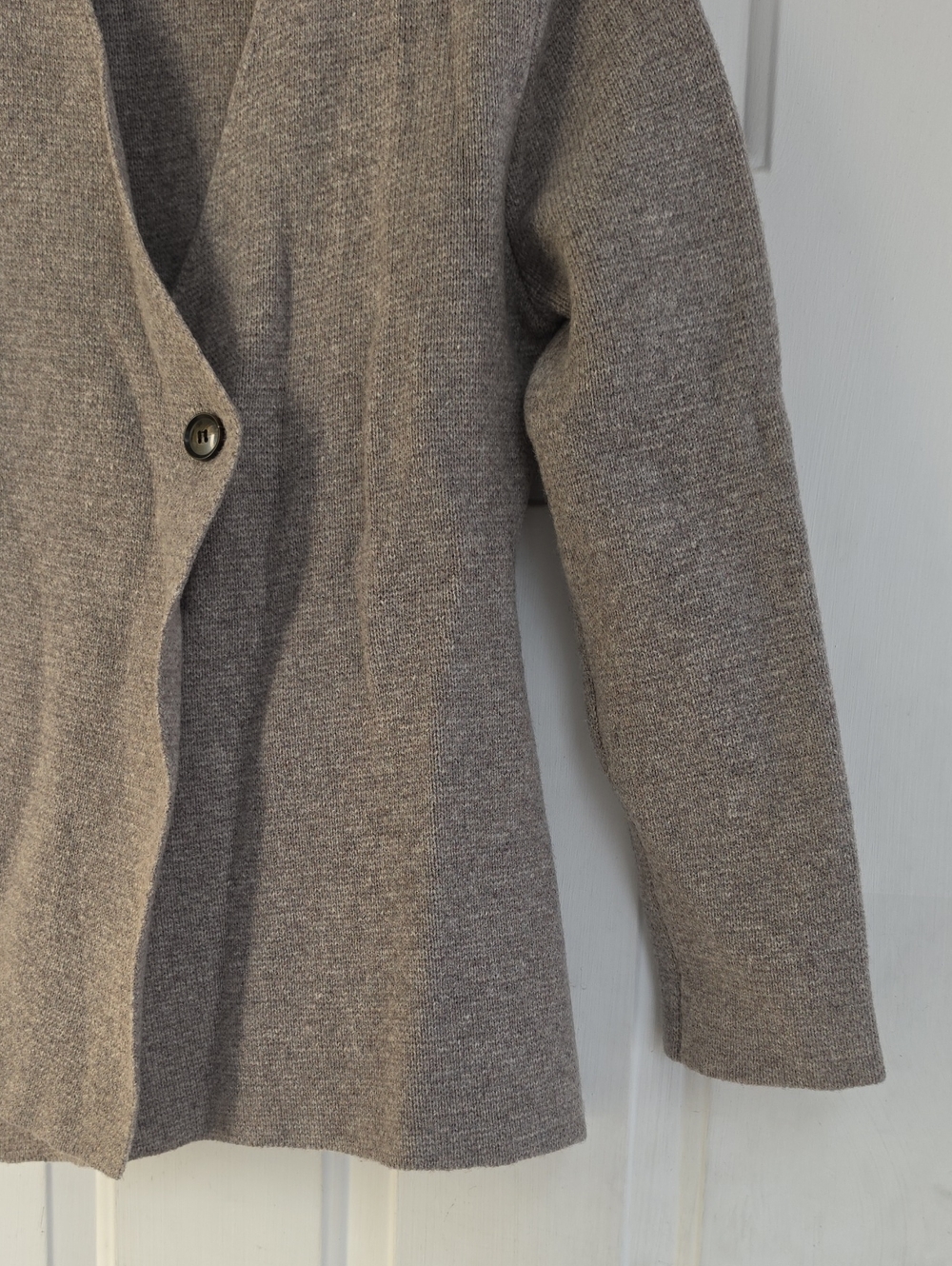 Zara Peplum Wool Knit Blazer - Picture 4 of 11